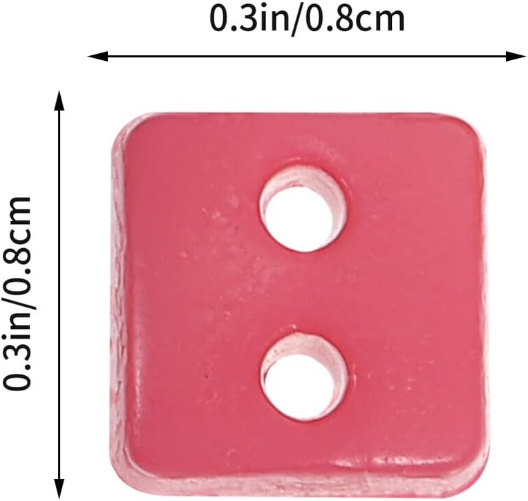Mixed Color Resin Mini Buttons 300pcs Multi Shape DIY Craft for Doll Clothes Sewing - Image 2